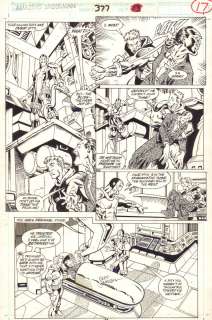 Jeff Johnson, Randy Emberlin - Amazing Spider-Man #377 P.17 - Cardiac, Styx, & Stone - 1993 Signed