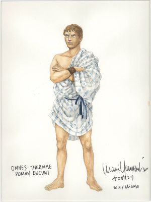 Mari Yamazaki’s hand-drawn color illustration "Thermae Romae" | Mandarake (Big Web)