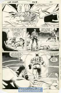 Paul Neary - captain america 303 pg 30 by paul neary batroc issue 303 page 30