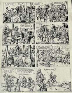 Franz - 1 Original page - Jugurtha T6 - Les Loups de la steppe - 1980 | Catawiki