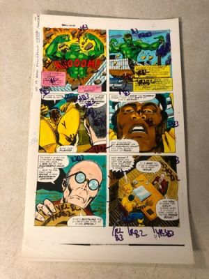 MARVEL TWO IN ONE #13 ART comic color guide LUKE CAGE 1ST BRAGGADOOM 1976 | eBay US (Buy It Now)