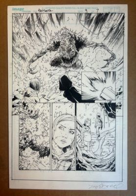 nocterra 4 original comic art page 7 by Tony Daniel | eBay US (Buy It Now)