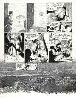 Hermann | Les Tours de Bois-Maury, planche n°18 Ã  l’encre… | Millon