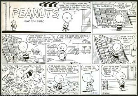 Charles Schulz - Original Art for Peanuts Sunday dated 6-22-52 (United Feature Syndicate, 1952). Every - | Heritage