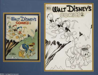 Carl Buettner (attributed) - Walt Disney Comics and Stories #128 Cover Original Art (Dell, 1951). Junior - | Heritage
