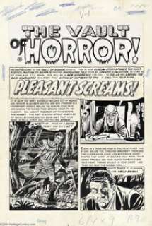 Joe Orlando - Tales From the Crypt #37, Complete 7-page Story "Pleasant Screams" Original Art (EC, - | Heritage