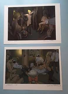 Erich Von Gotha - signed and numbered (26/30 & 11/30) - "Janice I and II" - 2 lithograph - 2017 | Catawiki