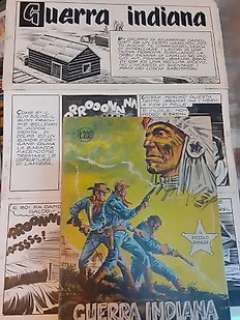 Gamba, Francesco - 98 Original page - Piccolo Ranger - n. 60 "Guerra Indiana" - storia completa - 1968 | Catawiki