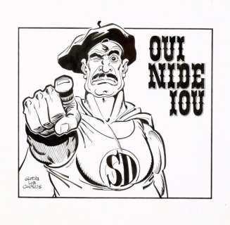 Gotlib (Marcel Gottlieb 1934-2016) | GOTLIB Exceptionnel dessin Ã  l’encre de chine pour la… | Coutau Bégarie