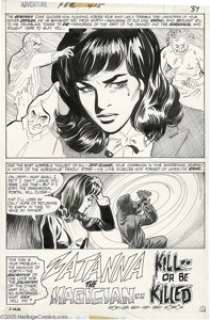 Gray Morrow - Adventure Comics #415 Complete 7-page Story "Zatanna -- Kill or Be Killed" Original Art (DC, -
