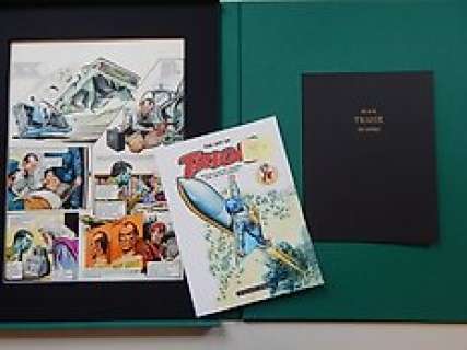 Lawrence, Don - 1 Page couleur originale + album de luxe - The Art of Trigië - Het geheim van de Duivelsrots - 1975 | Catawiki