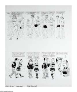 Dave Berg - Mad #209 Complete 5-page Story "The Lighter Side of Inadequacy" Original Art (EC, 1979). - | Heritage