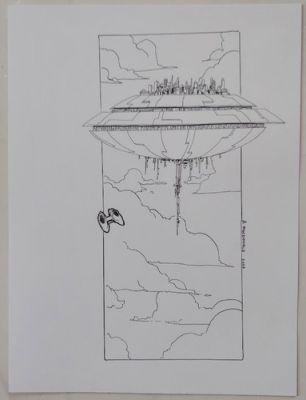 STAR WARS Orginal Art Andy MacDonald Empire Strikes Back Cloud City Pencil Ink | eBay US (Buy It Now)