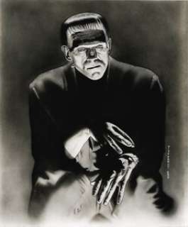 Jeff Pittarelli - Boris Karloff as Frankenstein Illustration Original Art (2003). Acclaimed fantasy artist Jeff -