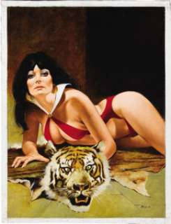 Enrique Torres - Vampirella #53 Cover Recreation Original Art (undated). "Seized by desperado assassins, the - | Heritage
