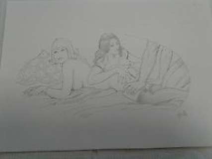 Leone Frollo - firmata - 1 dessin original | Catawiki