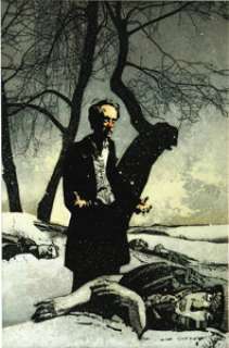 John Van Fleet - Shadows Fall #5 Cover Original Art (Vertigo, 1995). This gothic illustration by John Van -