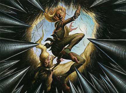 NELSON DECASTRO PIT TRAP Issue #313 Trading Card Art | ComicConnect