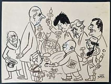 Rob-Vel (Bozz) - 1 Original drawing - Les Maîtres du Monde - (années 1960) | Catawiki