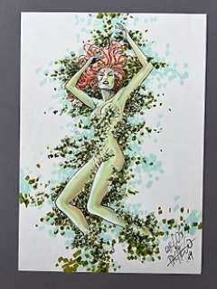 Carlos Pacheco - 1 Original drawing - Poison Ivy - Schöne farbige Originalzeichnung - 2014 | Catawiki