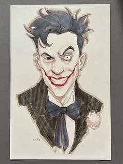 Phil Noto - 1 Original drawing - The Joker - Portrait in Farbe | Catawiki