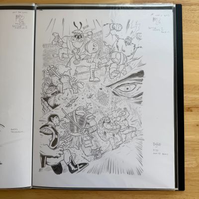 Ben Bishop | TMNT BATTLE NEXUS #2 - PAGE 17 - (ORIGINAL ART) | Ben Bishop