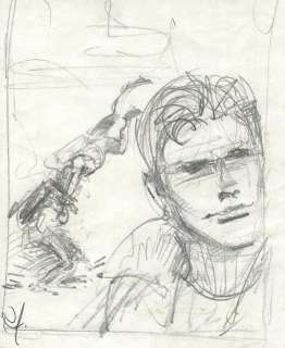 Follet | Valhardi, illustration Ã  la mine de plomb pour… | Millon