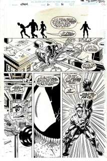 Joe St. Pierre Rodney Ramos - Venom: Along Came a Spider #2 P 16 (Sold Live on ‘Dueling Dealers of Comic Art‘ Episode #96 Podcast on 11-23-2022 Watch It Here!