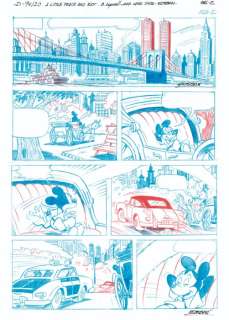 Mickey Mouse D-94120 - Esteban - A little peace and riot - 1 page originale - 1996 | Catawiki