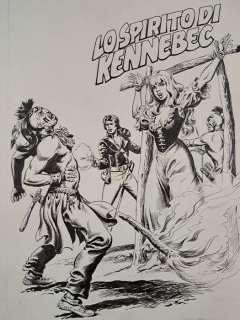 EsseGesse - 1 Original cover - Il Comandante Mark - Lo Spirito di Kennebec - 1984 | Catawiki