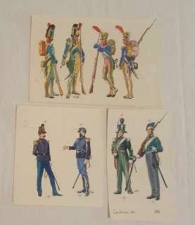 Tacconi, Ferdinando - 3 Original colour drawing - Divise militari | Catawiki