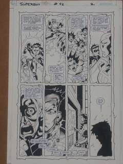 Pascual Ferry, Keith Champagne | Superboy Vol4 #92 P2 - Red Tornado & Legion of Naked Lobos! | ComicArtFans Classifieds