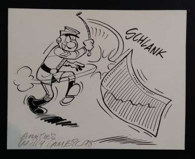 Lambil, Willy | original drawing  - Ex-Libris  - Les tuniques bleues | Catawiki