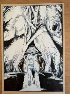 Floch, Adrien - 1 Original drawing - Les Naufragés d’Ythaq T13 - Glèbe la Singulière - Page de titre - 2015 | Catawiki