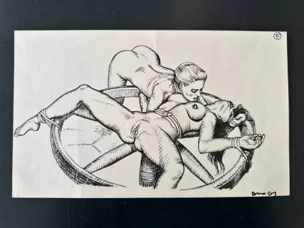 Coq, Bruno - 1 Original page - BD Climax - La Roue - 1991 | Catawiki