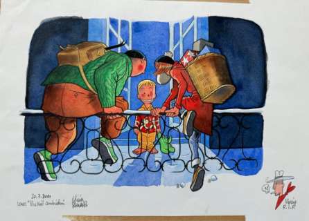 Schwartz, Olivier - 1 Original cover - Le pere Noel cambrioleur - 200 | Catawiki