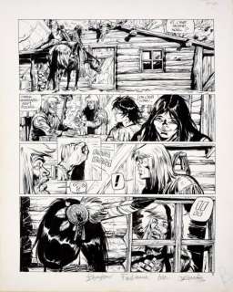 Derib (Claude de Ribeaupierre Dit) | DERIB BUDDY LONGWAY. L ’HIVER DES CHEVAUX. Planche 3… | Coutau Bégarie