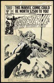 Frank Miller - DAREDEVIL (1964-98) #166 Cover | ComicConnect