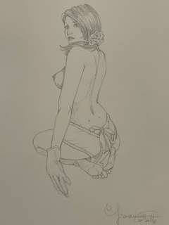 Casotto, Giovanna - 1 Dessin original + 32 tirages - Erotico | Catawiki