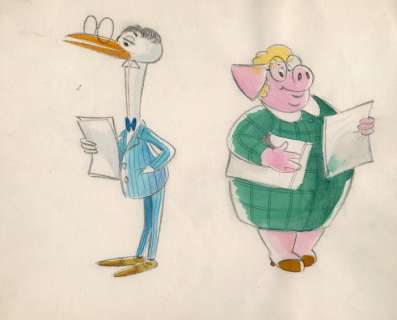Toonder Studio’s (Godhelp, Frits) - 1 Original colour drawing - Voordrach - (jaren 1960) | Catawiki
