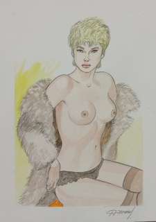 Renaud - 1 Original colour drawing - Jessica Blandy | Catawiki