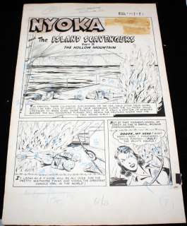 Unknown Artist? - Nyoka the Jungle Girl #42 P.9 - Bound Splash Title Page - La - 1950
