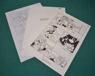 Molinari, Lara - 3 Original page - Paperinik - n. 86 "Paperinik e la notte delle Macchine Bassotte" - 2024 | Catawiki