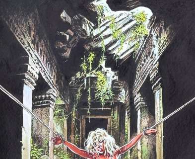 Dany - 1 Original colour drawing - La Captive - 2009 | Catawiki