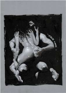 Sergio Bleda - Seductive Harmony: Intertwined Souls - Original Acrylic Painting | Catawiki