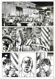 Bigliardo, Daniele - 1 Original page - Dylan Dog - n. 371 "Arriva il Dampyr" | Catawiki