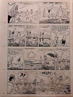 Pom - 1 Original page - Piet Pienter en Bert Bibber 30 - Warwinkel in de war - 1974 | Catawiki