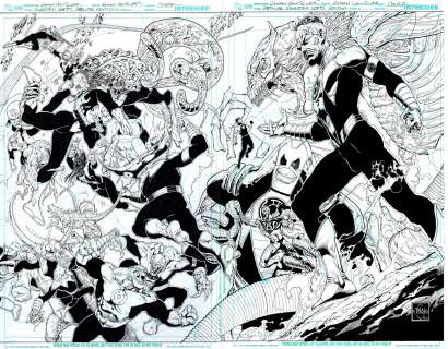 Ethan Van Sciver - Sinestro Corps Absolute Edition Page Wraparound Cover