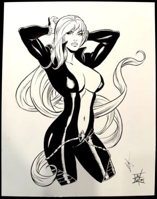 Sexy MEDUSA ORIGINAL ART 11X14 MC WYMAN & KIETH WILLIAMS SKETCH PIN UP INHUMANS | eBay US (Buy It Now)
