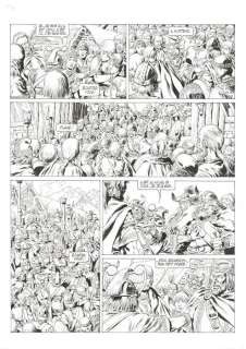 Mitton, Jean-Yves | Original page (p.28)  - Chroniques Barbares 3  - L’Odyssée des Vikings  - (1995) | Catawiki